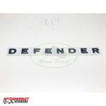 LAND ROVER FRONT NAME PLATE DECALS STEEL GRAY DEFENDER ROV0154 AFT