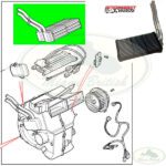 LAND ROVER CORE HEATER MATRIX FREELANDER 02-05 JEF500010 AFTERMARKET