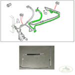 LAND ROVER A/C COMPRESSOR to EVAPORATOR HOSE RANGE P38 V8 99-02 JUE109220 OEM
