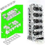 LAND ROVER CYLINDER HEAD W/ VALVES DISCOVERY 2 II DEFENDER 87-01 2.5 TD5 DIESEL LDF500160 AM