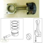LAND ROVER ENGINE PISTON & CONNECTING ROD RANGE M62 03-05 LFL000600 LFT000100 LFF000030 USED