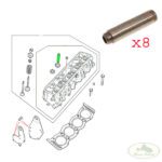 LAND ROVER CYLINDER VALVE GUIDE SET x8 RANGE P38 DISCOVERY 2 LGJ000030 GENUINE