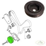 LAND ROVER CRANKSHAFT TORSIONAL VIBRATION DAMPER FREELANDER V6 02-05 LHG000070L OEM