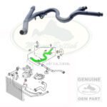 LAND ROVER COOLING RETURN TUBE HOSE RANGE 03-09 DIESEL 3.0L M57 LR003816 OEM
