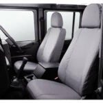 LAND ROVER FRONT SEAT COVERS IN GREY DEFENDER 07 - 16 LR005128 OEM