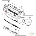 LAND ROVER FRONT BUMPER LR2 FREELANDER 2 LR005861 OEM