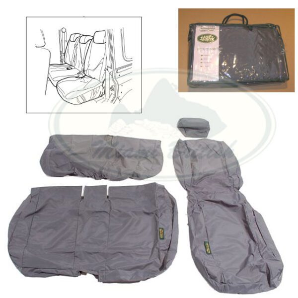 LAND ROVER WATERPROOF 2nd ROW SEAT PROTECTION COVER SET DEFENDER LR007925 OEM