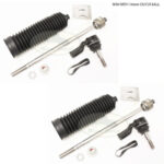 LAND ROVER STEERING TIE ROD END & SPINDLE REPAIR KIT x2 LR4 LR010667 TRW