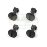 LAND ROVER BUMPER TOWING EYE 1/4 TURN CLIP FASTENER SETx4 RANGE LR4 RR SPORT LR012844 AM4x4