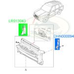 LAND ROVER AIR DEFLECTOR SET RANGE SPORT LR4 LR013043 DHN000094 OEM