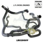 LAND ROVER RADIATOR HOSE ASSY THERMOSTAT LR4 DIESEL 2.7L LR020009 GENUINE