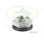LAND ROVER FRONT AXEL SHAFT NUT & WASHER M24 X 2.0MM RRS LR2 LR3 LR4 RR LR024151 AM4X4