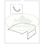 LAND ROVER HOOD WITH SIDE WINDOWS DEFENDER 07-16 LR024853 OEM