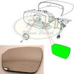 LAND ROVER EXTERIOR CONVEX MIRROR GLASS LH RANGE EVOQUE LR025215 OEM