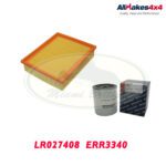 LAND ROVER AIR & OIL FILTER KIT SET DISCOVERY I RR CLASSIC DEFENDER RANGE ERR3340 LR027408 AM