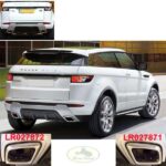 LAND ROVER DYNAMIC SPORT EXHAUST FINISHER SET x2 RANGE EVOQUE LR027871 LR027872 OEM