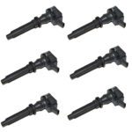 LAND ROVER IGNITION COIL x6 RANGE ROVER LR4 14-16 RANGE ROVER SPORT LR035548 AM