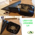 LAND ROVER REAR VIEW EXTERIOR OUTER MIRROR LH WO/ GLASS LR043690 OEM