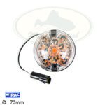 LAND ROVER REAR LAMP LIGHT INDICATOR AMBER LED CLEAR DEFENDER LR048187 WIPAC