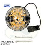 LAND ROVER REAR LAMP LIGHT INDICATOR AMBER LED SMOKED DEFENDER LR048187 WIPAC