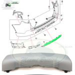 LAND ROVER REAR BUMPER COVER DISCOVERY SPORT LR077791 OEM