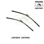 LAND ROVER FRONT WIPER BLADE SET RANGE EVOQUE LR078304 LR078305 OEM