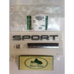 LAND ROVER REAR EMBLEM DECAL STICKER BADGE RANGE SPORT SC LR096098 OEM