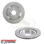 LAND ROVER REAR BRAKE DISC SET x2 RR SPORT RANGE DISCO 5 DEFENDER LR099038 AFT