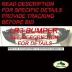 LAND ROVER FRONT BUMPER COVER LR3 W/WASHER WO/FOG WO/PS DPB500085LML OEM