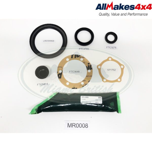 LAND ROVER FRONT AXEL RESEAL KIT DISCOVERY RANGE CLASSIC DEFENDER FTC3401 LR059968 MR0008 ALLMAKES4X4