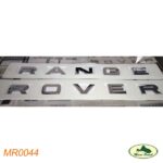 LAND ROVER FRONT HOOD / REAR TAIL GATE CHROME DECAL BADGE STICKER RANGE MR0044 MB