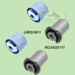 LAND ROVER REAR SUSPENSION LOWER ARM BUSH SET x4 LR3 LR4 RANGE SPORT LR051611 RGX500111 MR0078 AM