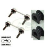 LAND ROVER FRONT SWAY STABILIZER ANTI ROLL BAR LINK & BUSHING SET RANGE P38 ANR3304 ANR3305 MR0125 OEM
