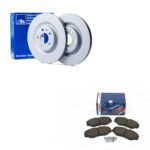 FRONT BRAKE PADS & ROTOR DISC SET RANGE P38 95-02 MR0207 SFP500150 NTC8780 ATE BOSCH