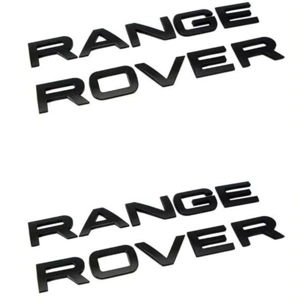 LAND ROVER FRONT REAR DECAL SET RANGE SPORT BLACK MR0307 GENUINE
