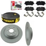 LAND ROVER REAR ROTOR DISC & BREAK PAD SET RANGE EVOQUE MR0342