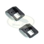 LAND ROVER DOOR LOCK ESCUTCHEON SET x2 DEFENDER RANGE CLASSIC MXC4738PMA ALLM4x4