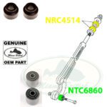 LAND ROVER FRONT RADIUS ARM BUSH SET DISCOVERY RANGE CLASSIC NTC6860 NRC4514 OEM