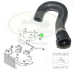 LAND ROVER COOLING RETURN TUBE HOSE RANGE 03-09 DIESEL 3.0L M57 PCH001510 OEM