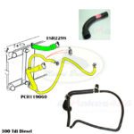 LAND ROVER RADIATOR TOP & BOTTOM HOSE SET DEFENDER 300 Tdi PCH119060 ESR2298 AM4X4