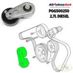 LAND ROVER BELT TENSIONER PULLEY DIESEL V6 2.7 LR3 RANGE SPORT PQG500250 AM4x4