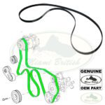 LAND ROVER DRIVE POLY V SERPENTINE BELT DIESEL DEFENDER 07-15 PQS500600 GENUINE