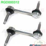 LAND ROVER REAR SWAY STABILIZER BAR LINK SET x2 RANGE SPORT LR3 LR4 RGD000312 AM