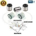 LAND ROVER REAR AXLE LINK BUSH SET & WATTS ROLLER BUSH DISCOVERY 2 MR0188 PR2