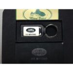 ROV0014 Land Rover Key Chain Ring Metal Alloy & Leather Keychain