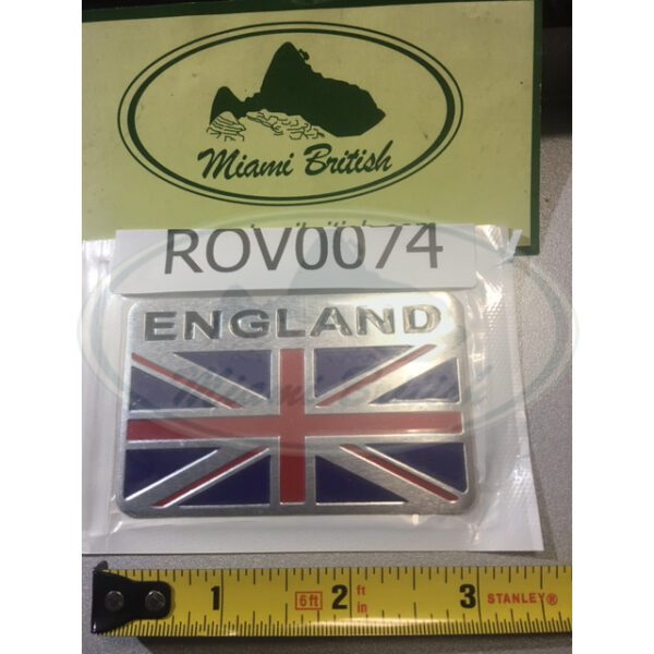 LAND ROVER UK FLAG METAL STICKER FOR ALL MODELS ROV0074 AFTERMARKET