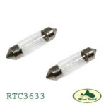 LAND ROVER INTERIOR LAMP BULB SET x2 5 WATTS DISCO RANGE FREELANDER RTC3633 SYLVANIA