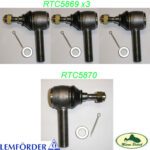 LAND ROVER STEERING TIE ROD END SET RH LH DISCOVERY I DEFENDER RANGE CLASSIC RTC5869 RTC5870 MR0031G LEMFORDER