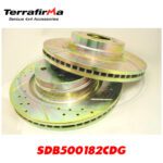 LAND ROVER FRONT BRAKE ROTOR DISC PAIR SET RANGE 06-09 SDB500182CDG TF