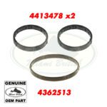 LAND ROVER THERMOSTAT GASKET KIT RR SPORT 06-09 LR3 V8 RANGE 4362513 4413478 OEM